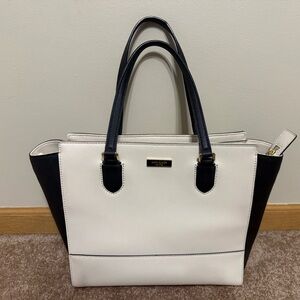 Kate Spade Two-Tone Black and White Tote